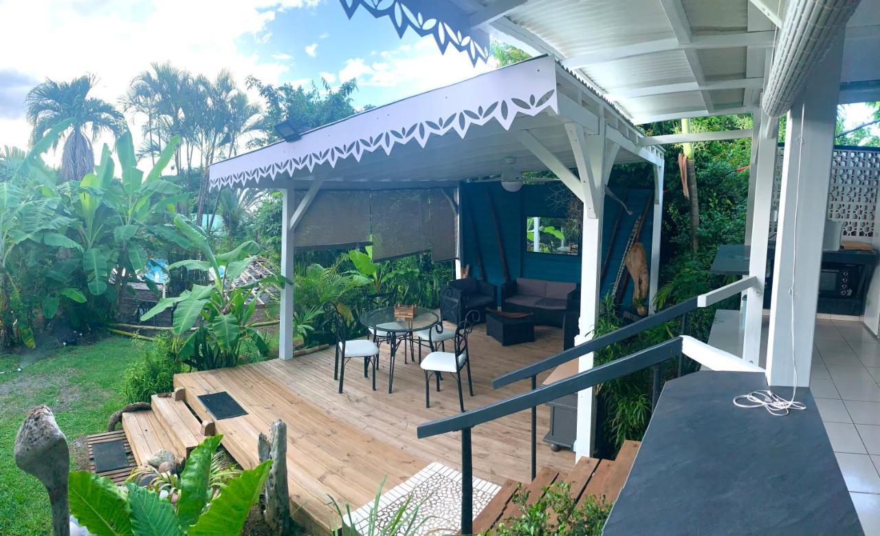 Lodge Pamplemousse Avec Piscine Privative , Dans Parc Calme A 500 M Plage Le Carbet Exterior foto