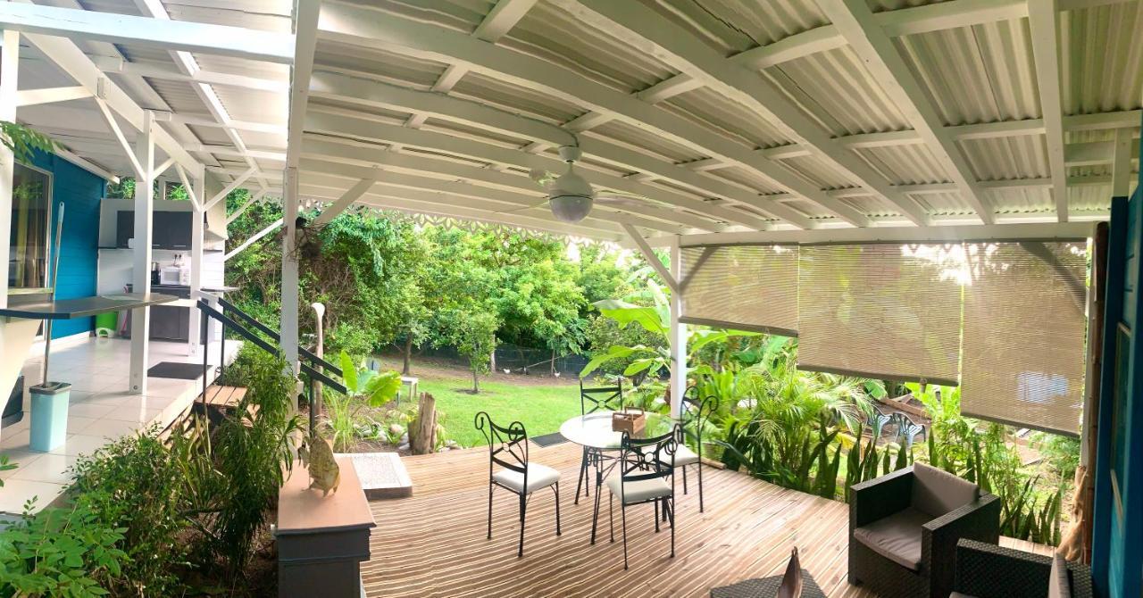 Lodge Pamplemousse Avec Piscine Privative , Dans Parc Calme A 500 M Plage Le Carbet Exterior foto